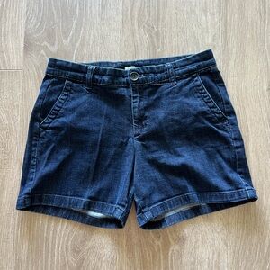 Liz Claiborne Dark Blue Jean Shorts